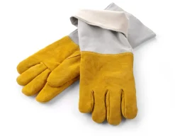 Hendi BBQ Handschoenen / Ovenhandschoenen XL Leer 46 cm - 2 Stuks