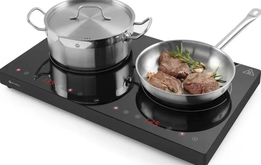 Hendi Dubbele inductiekookplaat - Kitchen Line - 3500 W