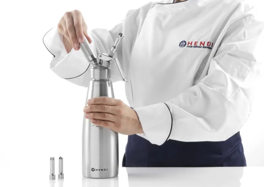Hendi Slagroomspuit RVS 1 Liter