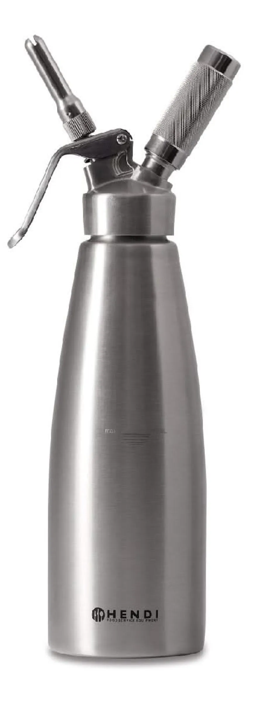 Hendi Slagroomspuit RVS 500 ml + Slagroompatronen 10 Stuks