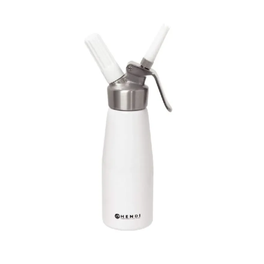Hendi Slagroomspuit Wit 250 ml