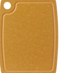 Hendi Snijplank antislip - vaatwasserbestendig - bruin houtvezel - 37 x 27.5 cm