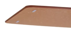 Hendi Snijplank antislip - vaatwasserbestendig - bruin houtvezel - 37 x 27.5 cm