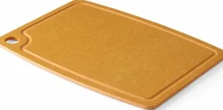 Hendi Snijplank antislip - vaatwasserbestendig - bruin houtvezel - 30 x 23.5 cm