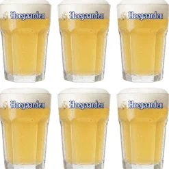 Hoegaarden Bierglazen Witbier - 250 ml - 6 stuks