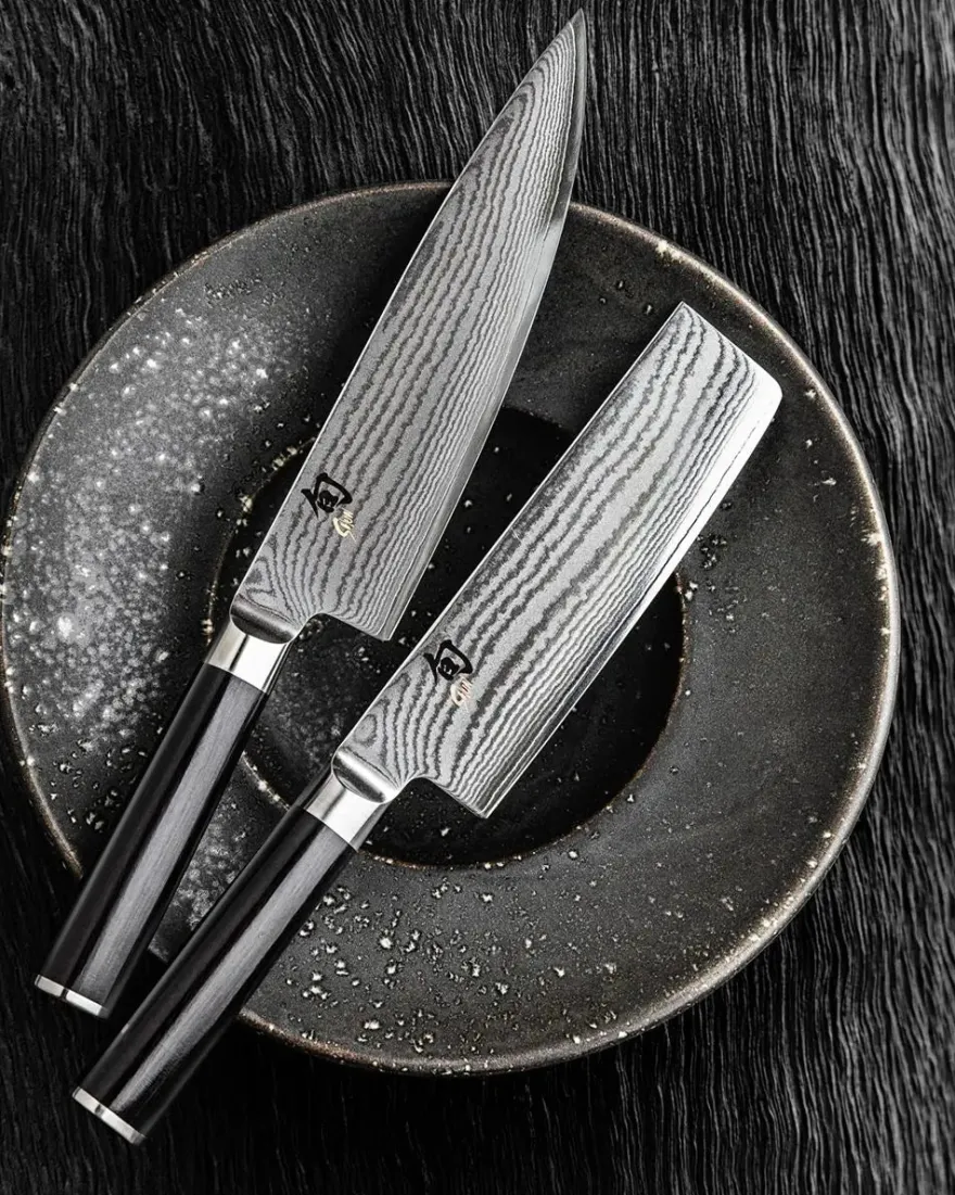 Kai Messenset Shun Classic - 32 lagen damaststaal - (Officemes + Universeel Mes + Koksmes) 3-delig - DMS-300