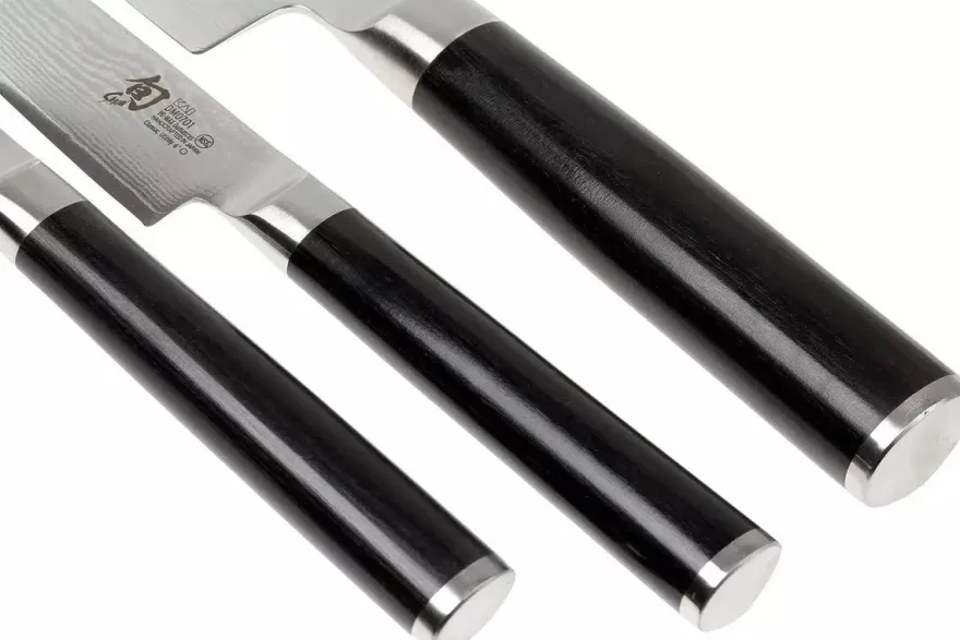 Kai Messenset Shun Classic - 32 lagen damaststaal - (Officemes + Universeel Mes + Koksmes) 3-delig - DMS-300