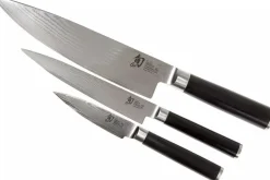 Kai Messenset Shun Classic - 32 lagen damaststaal - (Officemes + Universeel Mes + Koksmes) 3-delig - DMS-300