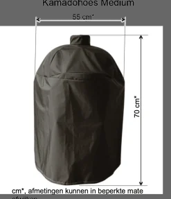 Keij Kamado BBQ Legend Compact Matt Black - 15 inch