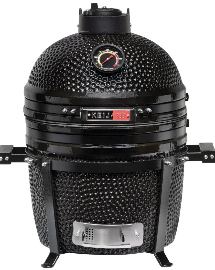 Keij Kamado BBQ Pro Compact Black - 15 inch