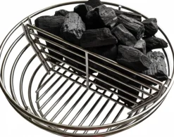 Keij Kamado BBQ Startersset - Legend Compact Green 15 inch - met Houtskool, Aanmaakwokkels & Kolenmand