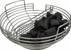 Keij Kamado BBQ Startersset - Pro Large Black 21 inch - met Houtskool, Aanmaakwokkels & Kolenmand
