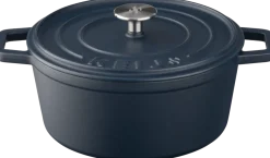Keij Kamado Dutch Oven / Braadpan Blauw - Geëmailleerd Gietijzer - ø 24 cm / 3.5 liter
