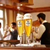 Krombacher Bierglazen op Voet 300 ml - 4 stuks