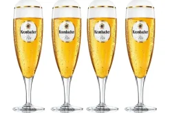 Krombacher Bierglazen op Voet 300 ml - 4 stuks