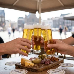 Krombacher Bierglazen Star Cup 250 ml - 4 stuks