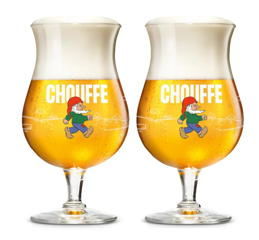 La Chouffe Bierglazen 250 ml - 2 stuks