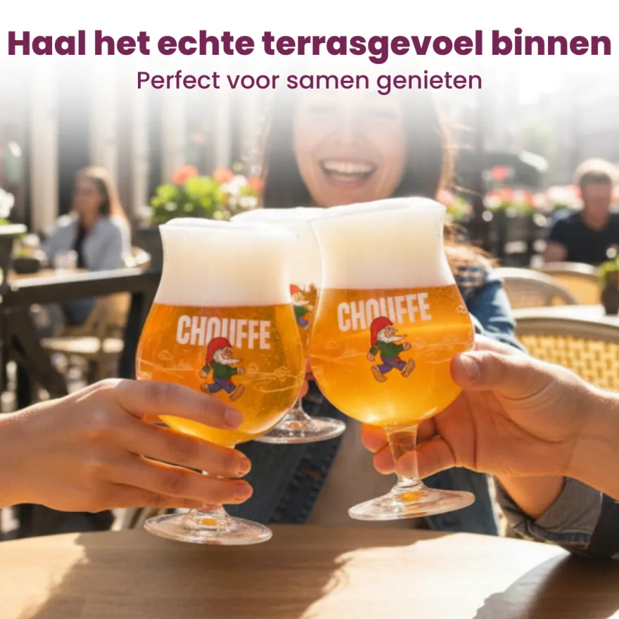 La Chouffe Bierglazen 250 ml - 2 stuks