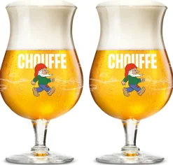 La Chouffe Bierglazen - 330 ml - 2 stuks