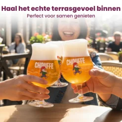 La Chouffe Bierglazen - 330 ml - 2 stuks