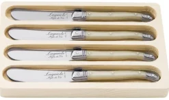 Laguiole Style de Vie Botermessen Parelmoer - 4 stuks
