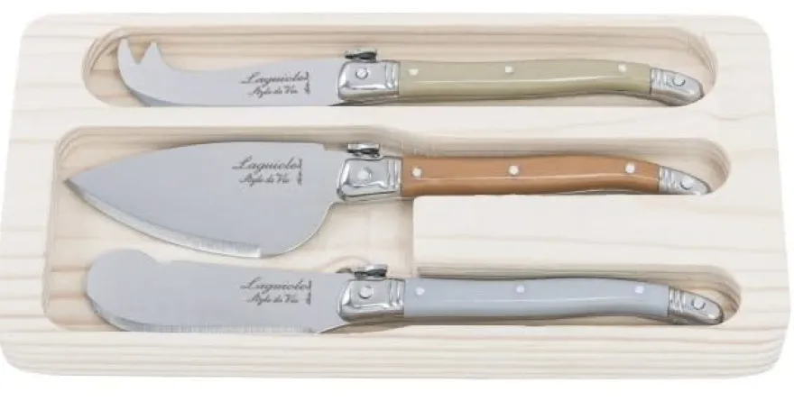 Laguiole Style de Vie Kaasmessenset Treasure 3 stuks