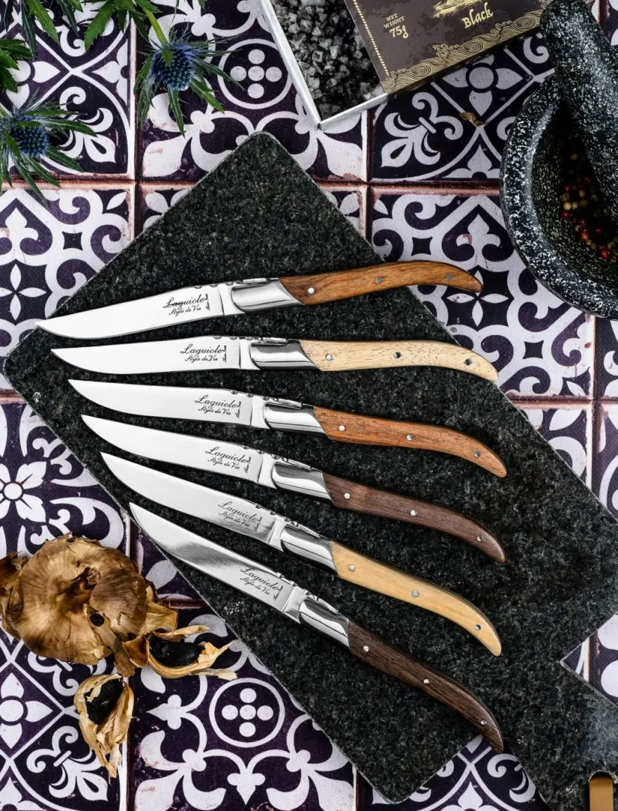 Laguiole Style de Vie Steakmessen Luxury Line - 6 stuks