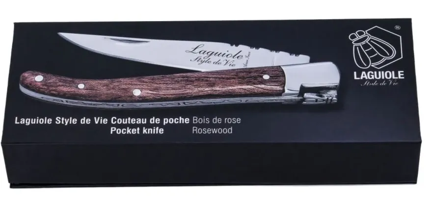 Laguiole Style de Vie Zakmes Rozenhout