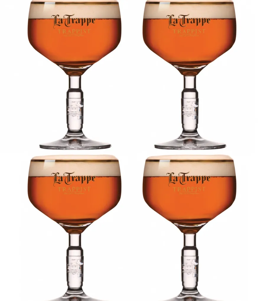 La Trappe Bierglazen 250 ml - 4 Stuks