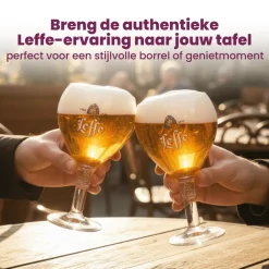 Leffe Bierglazen - 330 ml - 4 stuks