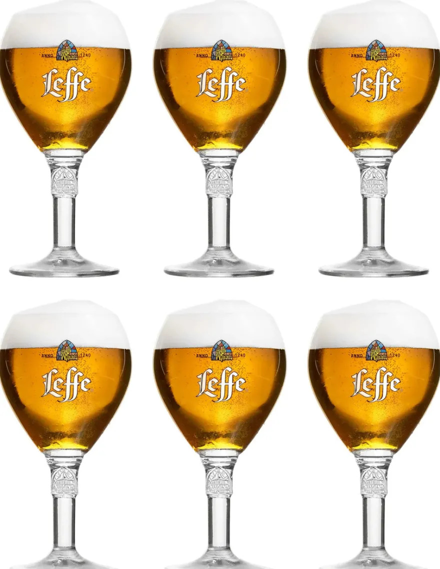 Leffe Bierglazen 330 ml - 6 Stuks