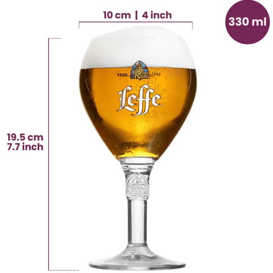 Leffe Bierglazen - 330 ml - 2 stuks