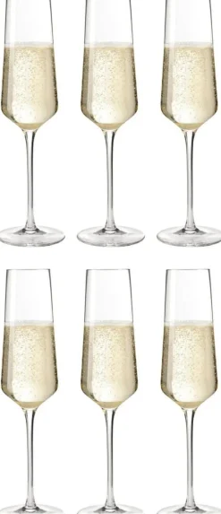Leonardo Champagneglazen - Flutes - Puccini - 280 ml - 6 stuks