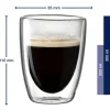 Leonardo Dubbelwandige Koffieglazen Duo 300 ml - 2 Stuks