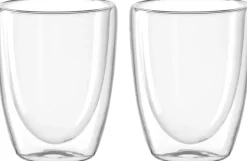 Leonardo Dubbelwandige Koffieglazen Duo 300 ml - 2 Stuks