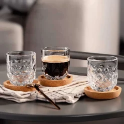 Leonardo Espressoglazen - Gocce Due - 60 ml - 2 Stuks