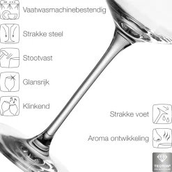 Leonardo Witte Wijnglazen - Puccini - 560 ml - 6 stuks