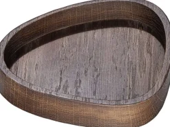 LIND DNA Onderzetterhouder - Eikenhout - Smoked - 14 x 13 cm