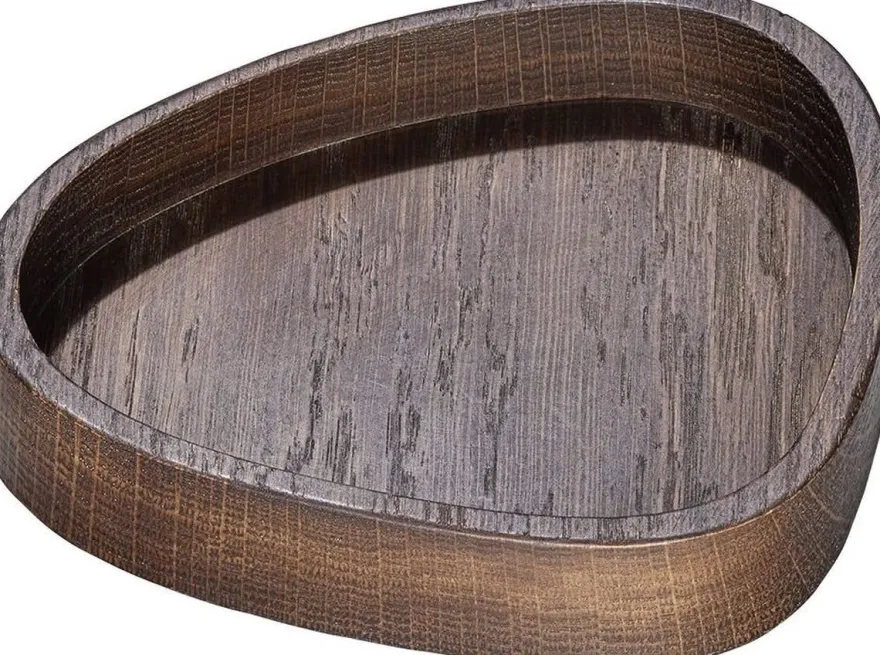 LIND DNA Onderzetterhouder - Eikenhout - Smoked - 14 x 13 cm