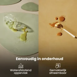 LIND DNA Onderzetters Nupo - Leer - Black - 13 x 11 cm - 4 Stuks