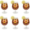 Lipton Ice Tea Bol Glazen - Transparant - 250 ml - 6 stuks