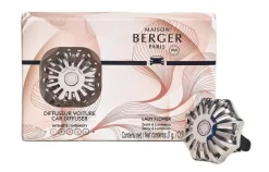 Maison Berger Autoparfum / Autodiffuser Coralie Silver - Lady Flower - Met Navulling
