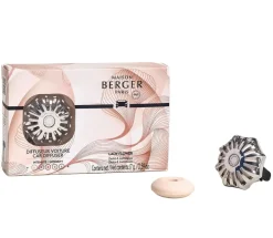 Maison Berger Autoparfum / Autodiffuser Coralie Silver - Lady Flower - Met Navulling