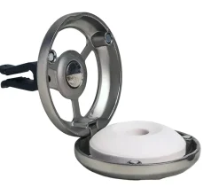 Maison Berger Autoparfum / Autodiffuser Silver - Cotton Caress - Met Navulling