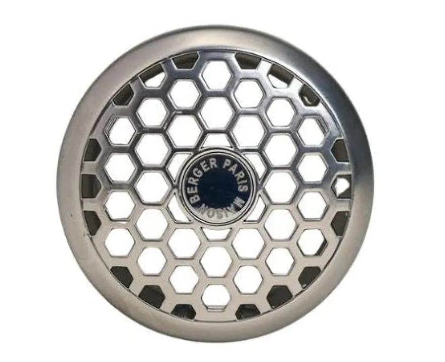 Maison Berger Autoparfum / Autodiffuser Silver - Cotton Caress - Met Navulling