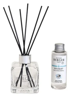 Maison Berger Geurstokjes Cube - Celestial Aqua - 100 ml