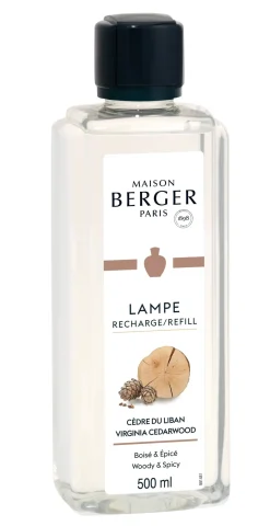 Maison Berger Navulling - voor geurbrander - Virginia Cedarwood - 500 ml