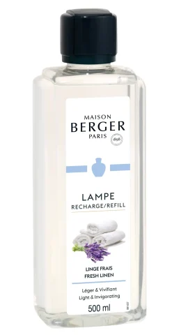 Maison Berger Navulling - voor geurbrander - Fresh Linen - 500 ml