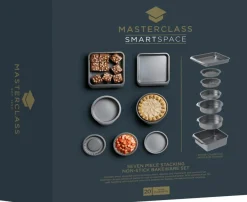 MasterClass Bakset Bakvormen Smart Space 7-Delig - Standaard anti-aanbaklaag
