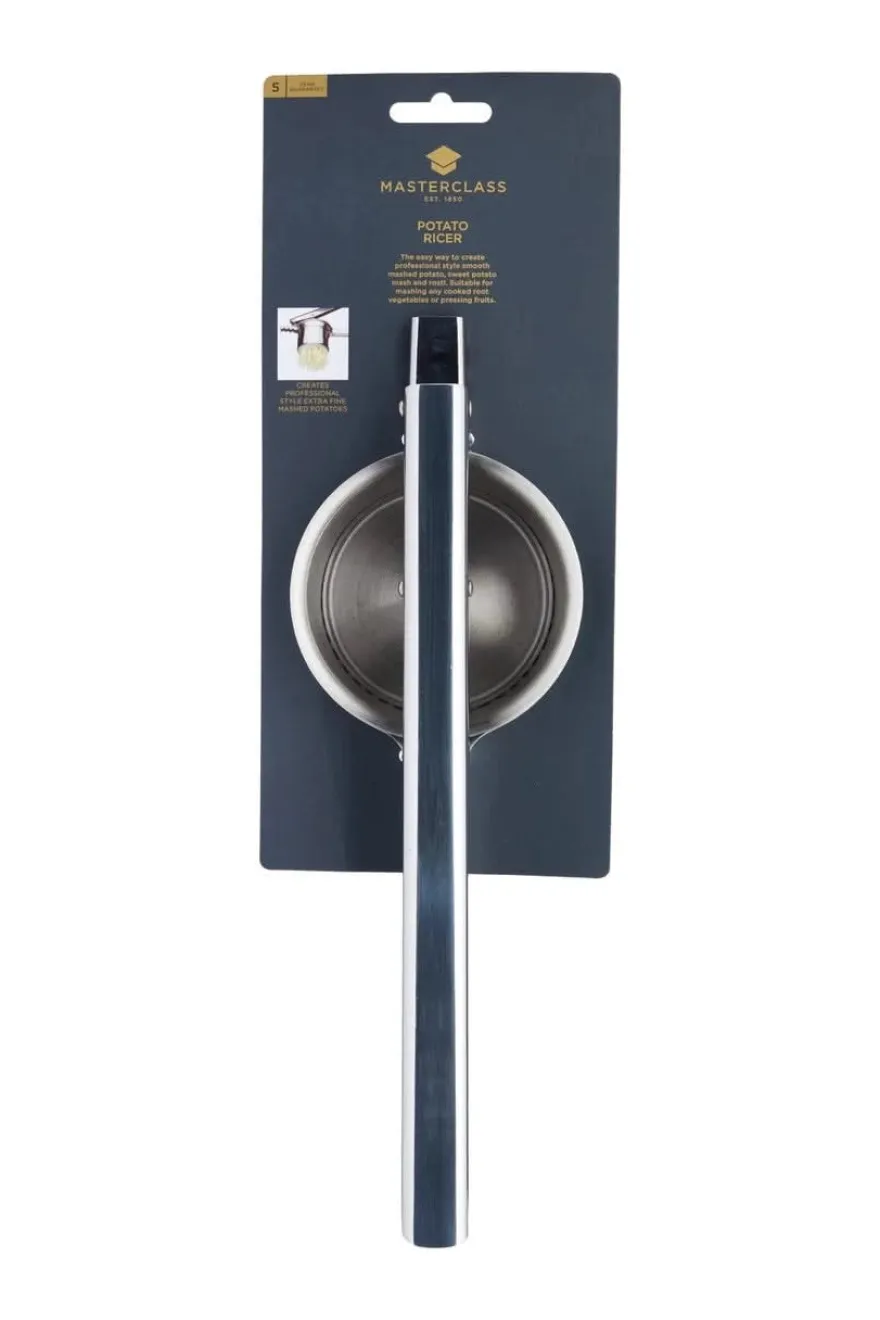 MasterClass Pureeknijper Deluxe RVS 31 cm - Aardappelpers Pureestamper